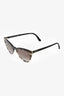 Prada Grey/Brown Tortoiseshell Cat-Eye Sunglasses