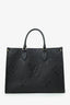 Louis Vuitton Black Monogram Empreinte Leather OnTheGo MM