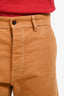 Marni Tan Cotton Straight Leg Trousers Size 52 Mens