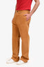 Marni Tan Cotton Straight Leg Trousers Size 52 Mens