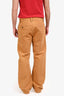 Marni Tan Cotton Straight Leg Trousers Size 52 Mens