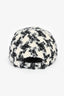 Pre-Loved Chanel™ White/Black Tweed CC Hat Size L
