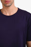 Louis Vuitton Vintage Purple Cotton Graphic T-Shirt Size XL Mens