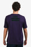 Louis Vuitton Vintage Purple Cotton Graphic T-Shirt Size XL Mens