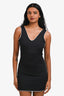 Nubyen Black/White 'Marylebone Low Back Flare' Mini Dress Size S
