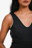 Nubyen Black/White 'Marylebone Low Back Flare' Mini Dress Size S