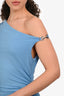 Reformation Blue Slinky Mini Dress Size S