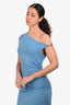 Reformation Blue Slinky Mini Dress Size S