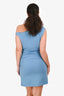 Reformation Blue Slinky Mini Dress Size S