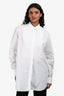 Celine White Cotton Button Down Shirt Size 36