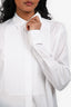 Celine White Cotton Button Down Shirt Size 36