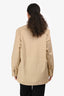 The Row Tan Cotton Button Down Shirt Size S