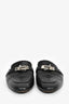 Hermès Black Leather 'Oz' Mules Size 37