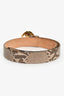 Roberto Cavalli Vintage Snakeskin Wide Belt Size 85