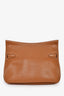 Hermès Gold Clemence Leather Jypsiere 28 Bag