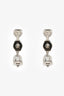 Hermès Sterling Silver 'Chaine D'Ancre Enchainee' Climber Earrings