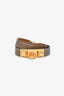 Hermès 2016 Etoupe Leather 'Rivale Double Tour' Bracelet