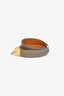 Hermès 2016 Etoupe Leather 'Rivale Double Tour' Bracelet