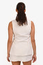 Amanda Uprichard White 'Kya' Sleeveless Romper Size M