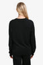 Play Commes des Garcons Black Knit Red Heart Patch Sweater Size M