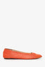 Jimmy Choo Orange Mesh Ballet Flats Size 40