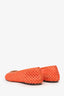 Jimmy Choo Orange Mesh Ballet Flats Size 40