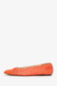 Jimmy Choo Orange Mesh Ballet Flats Size 40