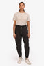 Isabel Marant Etoile Grey Washed Cotton Cargo Pants Size 36