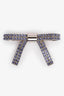 Miu Miu Lilac Rhinestone Ribbon Brooch