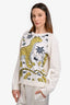 Hermès White Cotton/Silk Leopard Graphic Shirt Size 42