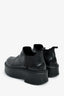 The Row Black Leather Platform 'Robin' Ankle Boots Size 37