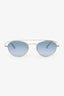 The Row x Oliver Peoples Metal Frame Blue Sunglasses