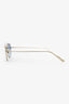 The Row x Oliver Peoples Metal Frame Blue Sunglasses