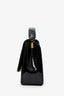Saint Laurent Black Patent Leather Large Vicky Crossbody