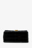 Saint Laurent Black Patent Leather Large Vicky Crossbody