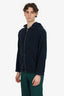 Supreme Navy Terry Cloth Zip Up Sweater Estimated Size S