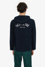 Supreme Navy Terry Cloth Zip Up Sweater Estimated Size S