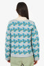 Bode Blue Merino Wool Button Up Cardigan Size XS