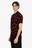 Supreme Red With Hearts Button Down T-Shirt Size S Mens