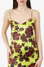 Vetements Black/Yellow Floral Mini Dress Size XS