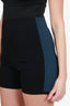 Hermès Black Stretch Knit Biker Shorts Size XS