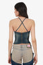 Bluemarine Denim Bustier Top Size 0