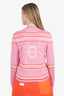Hermès Pink Cashmere/Silk Button Down Cardigan Size 34