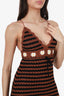 Miu Miu 2019 Brown Crochet Mini Dress Size 38