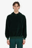 Haider Ackermann Green Velour Hoodie Estimated Size M Mens