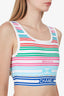 Pre-Loved Chanel™ 2019 Striped Crop Top Size 34