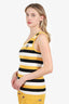 Prada Black/Yellow Terry Cloth Tank Size 40