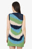 Marni Green/Blue Cotton Mini Dress Size 36