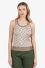 Christian Dior Brown Logo Tank Size 4