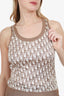 Christian Dior Brown Logo Tank Size 4